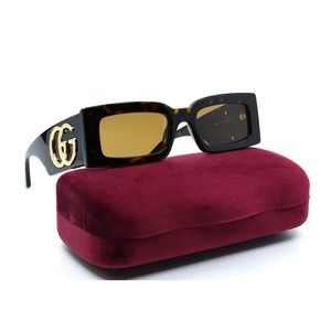 NEW GUCCI GG1425S 002 HAVANA BROWN AUTHENTIC SUNGLASSES